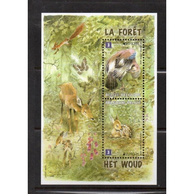 Belgia 2011 - Fauna WWF, Europa, animale, bloc neuzat