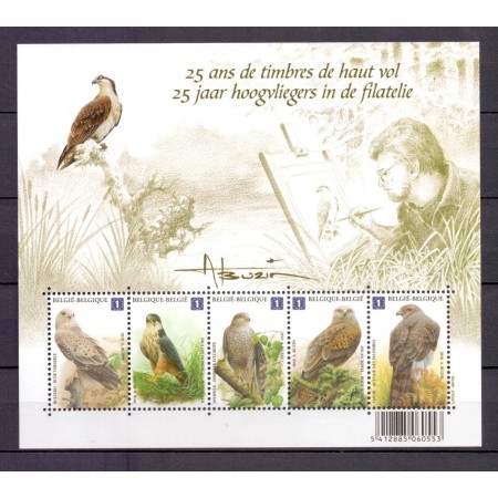 Belgia 2010 - Păsări de prada, minicoala neuzata