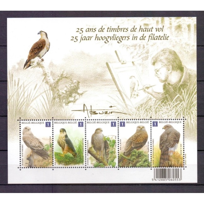 Belgia 2010 - Păsări de prada, minicoala neuzata