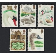 Marea Britanie 1993 - Păsări, lebede, serie neuzata
