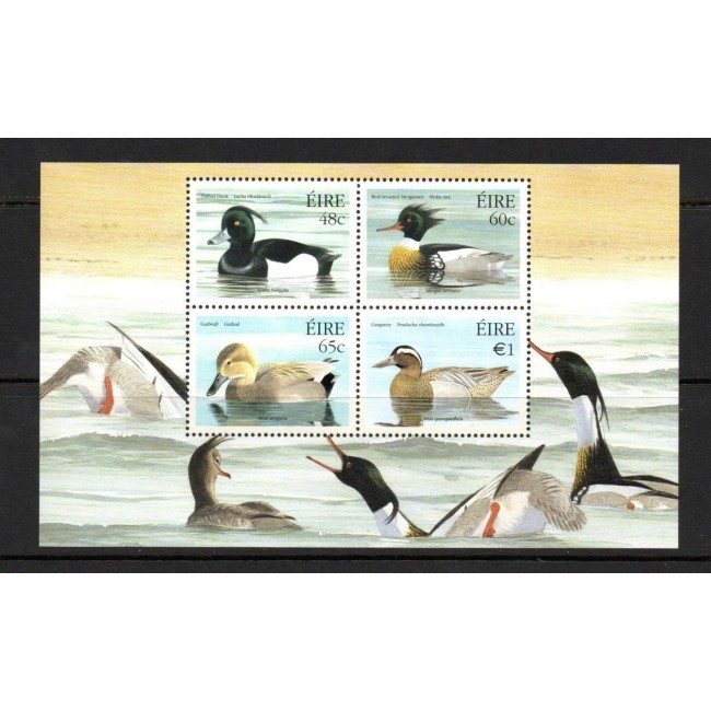 Irlanda 2004 - Păsări de apa, rate, bloc neuzat