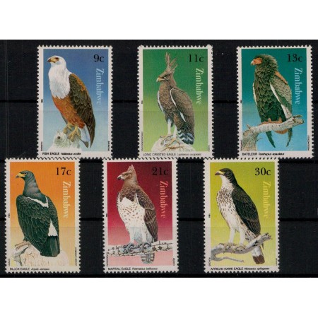 Zimbabwe 1984 - Vulturi, păsări, serie neuzata