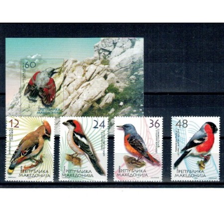 Macedonia 2004 - Păsări, serie si colita neuzata