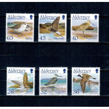 Alderney 2005 - Păsări migratoare (IV), serie neuzata