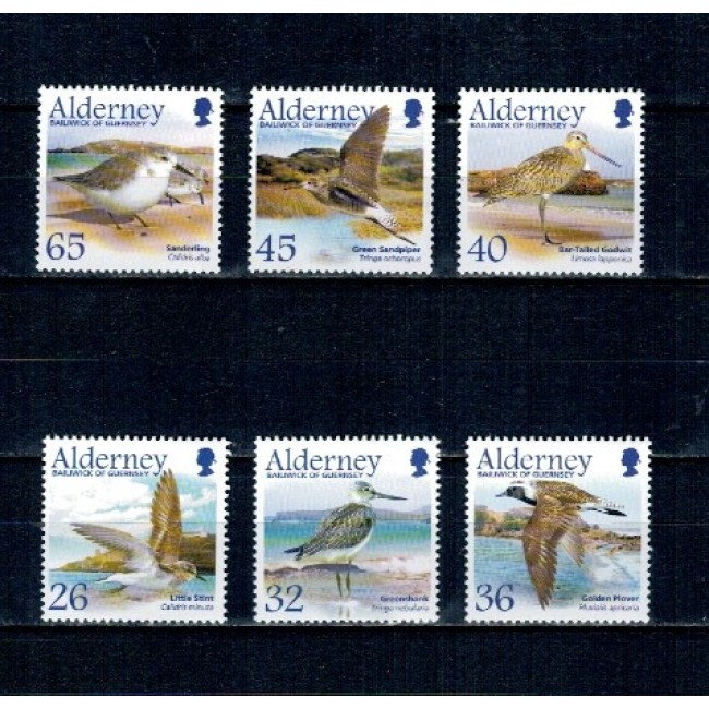 Alderney 2005 - Păsări migratoare (IV), serie neuzata