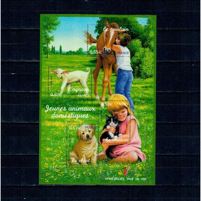 Franta 2006 - Animale domestice, bloc neuzat