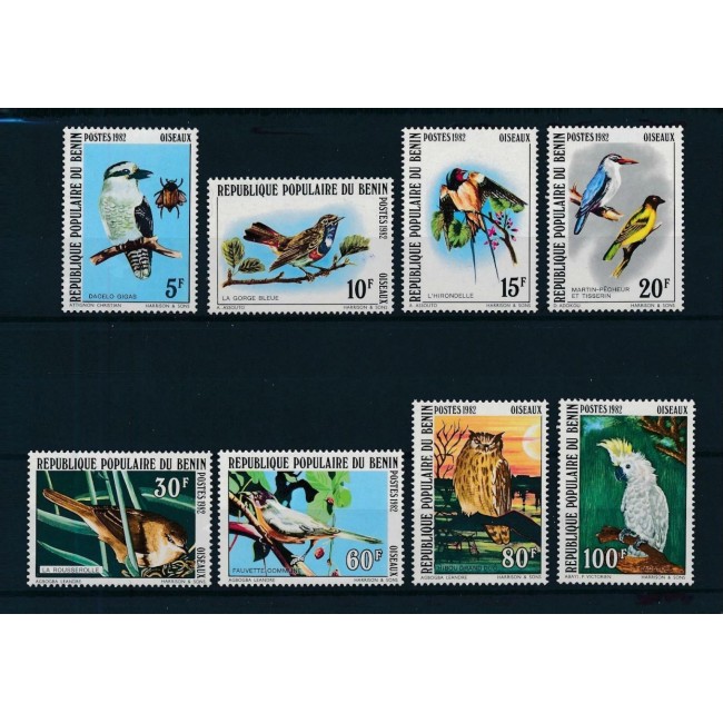 Benin 1982 - Păsări, serie neuzata