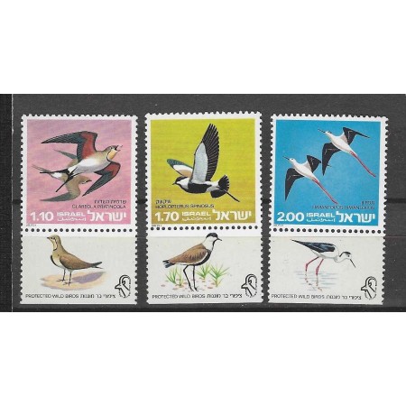 Israel 1975 - Păsări, serie neuzata cu tabs