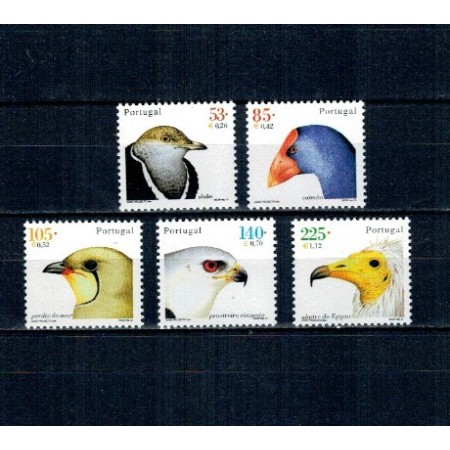 Portugalia 2001 - Pasari, serie neuzata