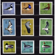 Polonia 1964 - Păsări, serie neuzata
