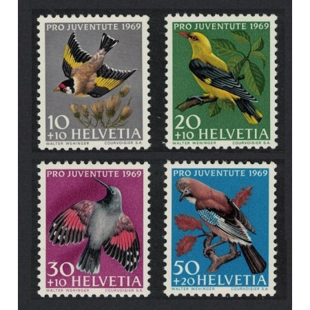 Elvetia 1969 - Păsări, serie neuzata