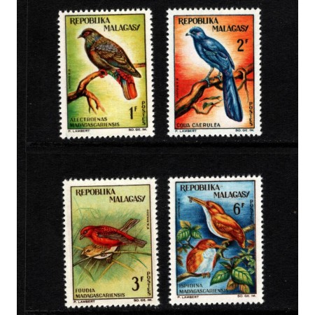 Madagascar 1963 - Păsări, serie neuzata