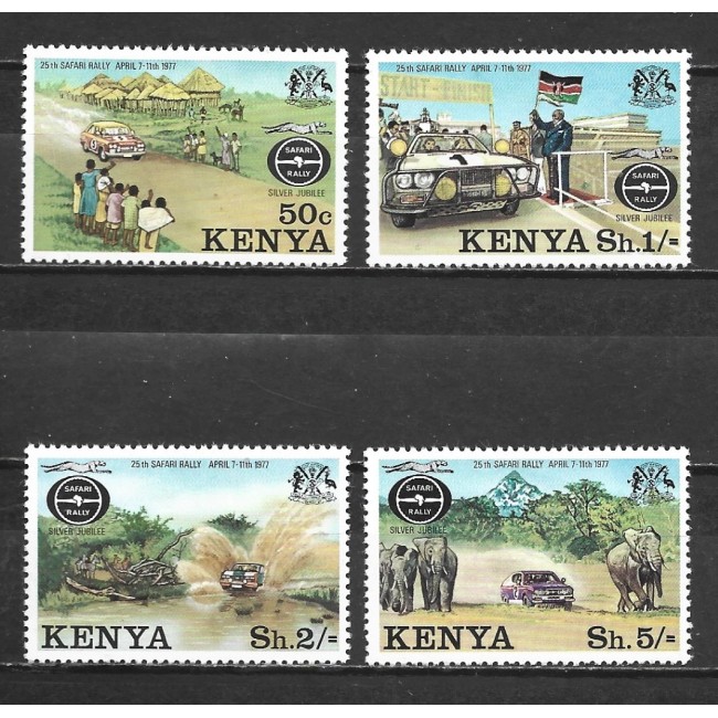 Kenya 1977 - Safari rally, serie neuzata
