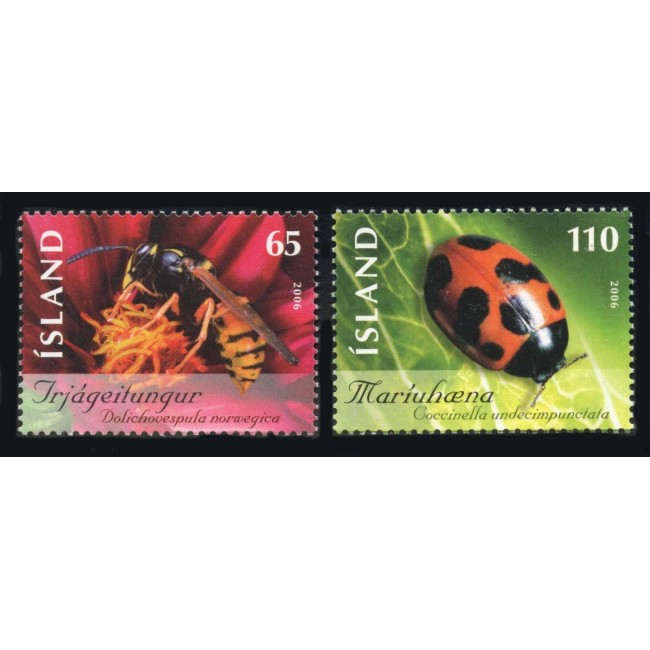 Islanda 2006 - Insecte, serie neuzata