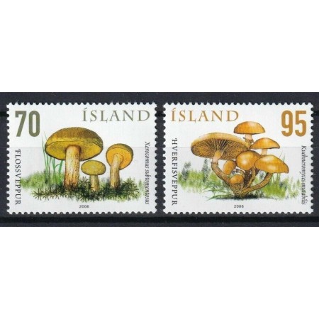 Islanda 2006 - Ciuperci, serie neuzata