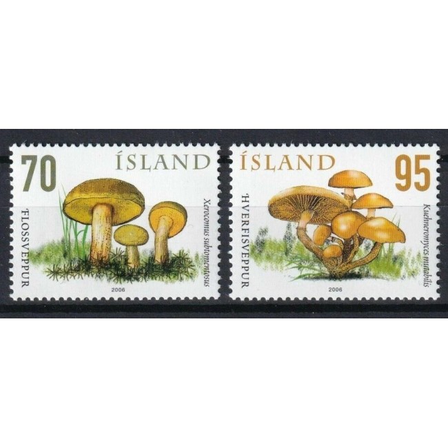 Islanda 2006 - Ciuperci, serie neuzata