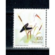 Elvetia 2013 - Barza, păsări, neuzat