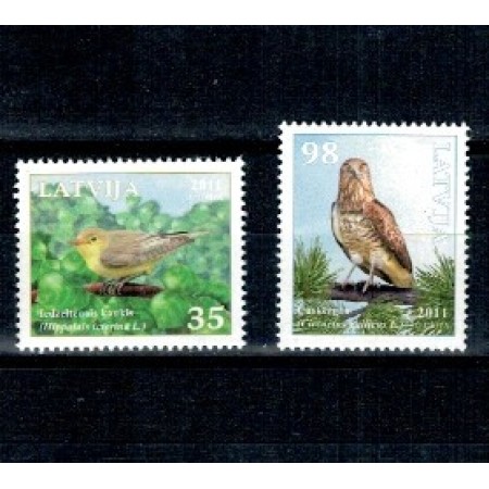 Letonia 2011 - Păsări, serie neuzata