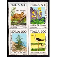 Italia 1985 - Protecția naturii, fauna, serie neuzata