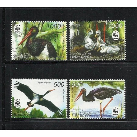 Belarus 2005 - Fauna WWF, păsări, serie neuzata