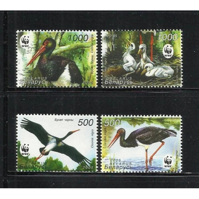 Belarus 2005 - Fauna WWF, păsări, serie neuzata