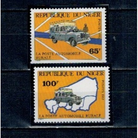 Niger 1983 - Automobilpost, serie neuzata