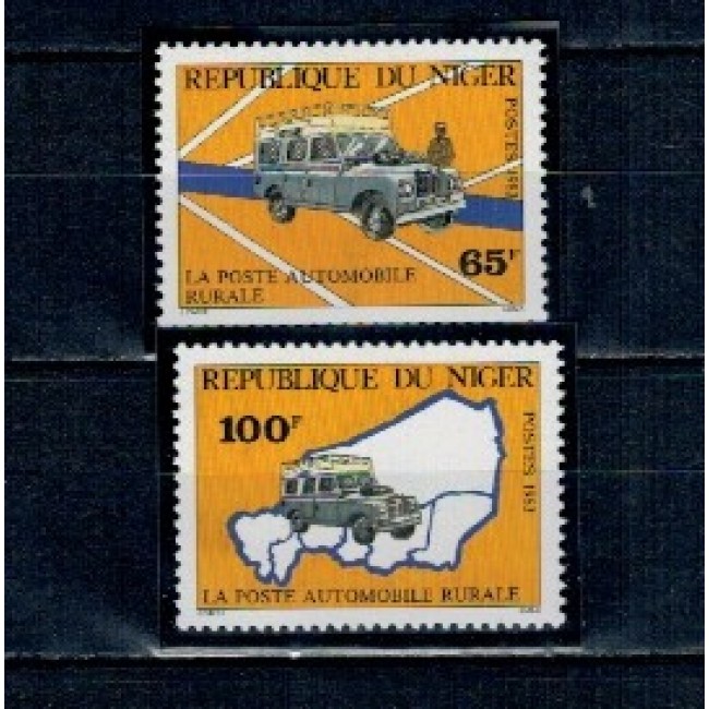 Niger 1983 - Automobilpost, serie neuzata