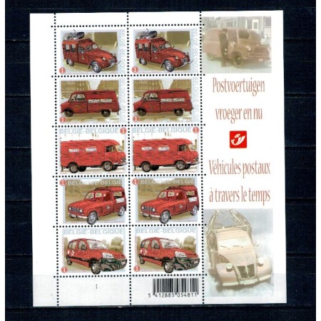 Belgia 2009 - Mașini de poșta, minicoala neuzata
