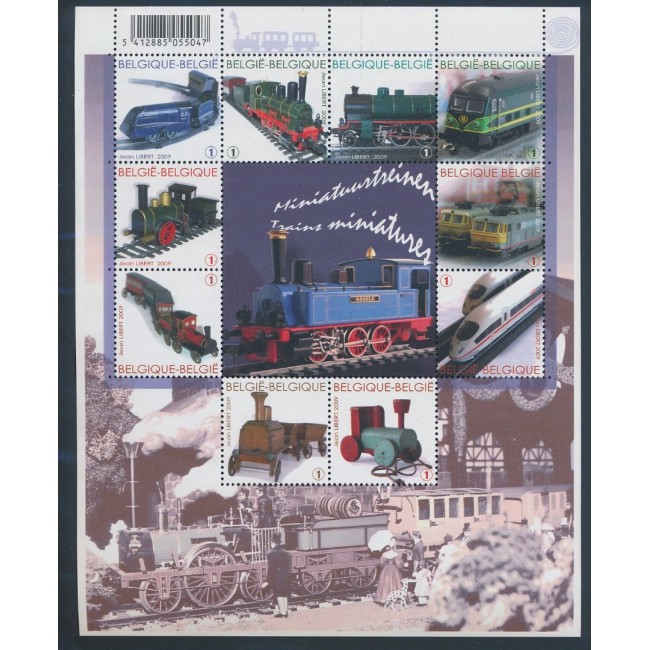 Belgia 2009 - Trenuri, jucării, minicoala neuzata