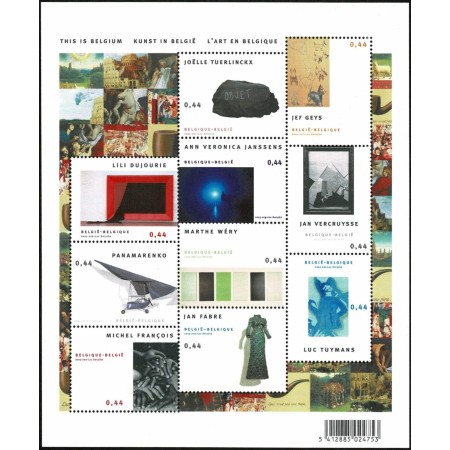 Belgia 2005 - Arta moderna, minicoala neuzata
