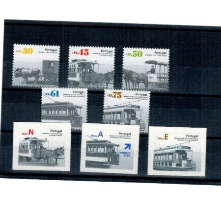 Portugalia 2007 - Transport urban, tramvaie, uzuale, serie neuzata