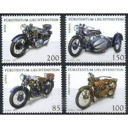 Liechtenstein 2016 - Motociclete, serie neuzata