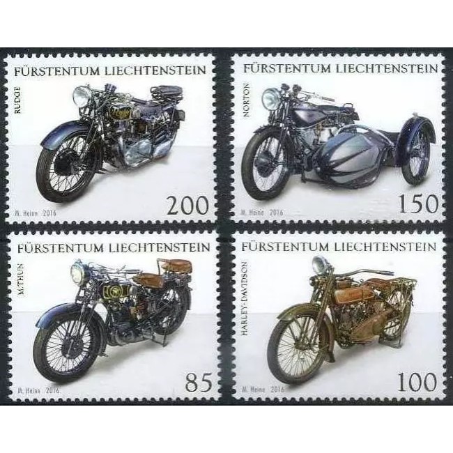 Liechtenstein 2016 - Motociclete, serie neuzata