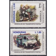 Honduras 1995 - Vehicule de transport postal, serie neuzata