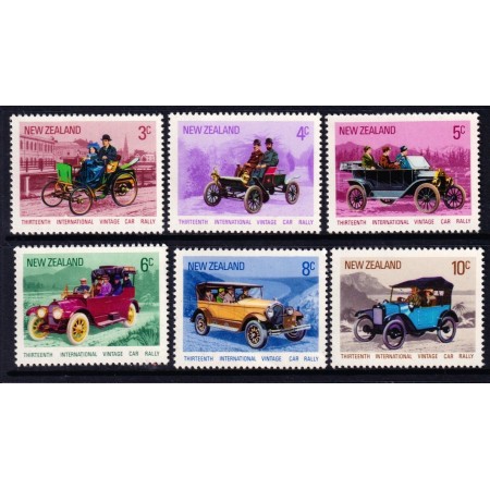 New Zealand 1972 - Mașini de epoca, serie neuzata