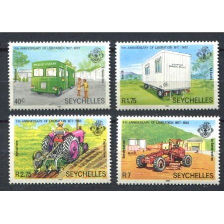 Seychelles 1982 - Aniversarea eliberării, serie neuzata
