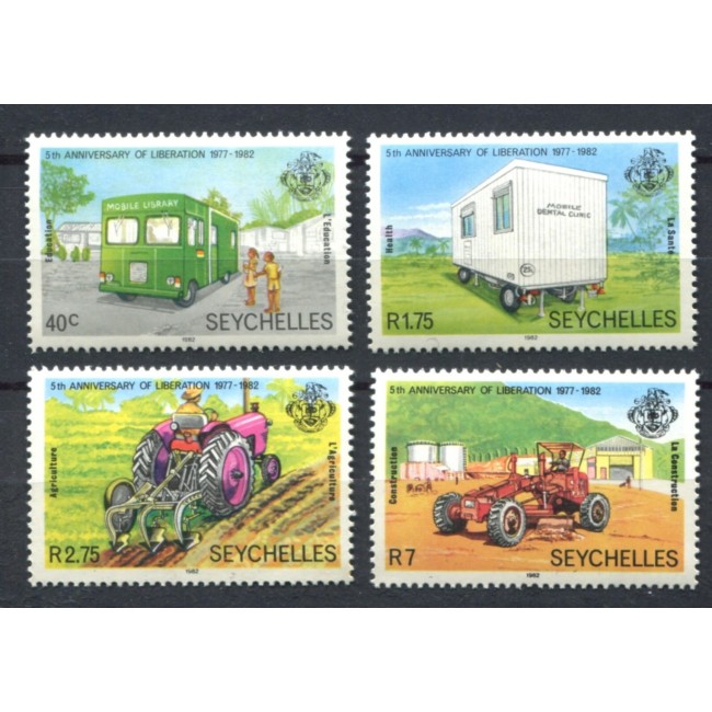 Seychelles 1982 - Aniversarea eliberării, serie neuzata