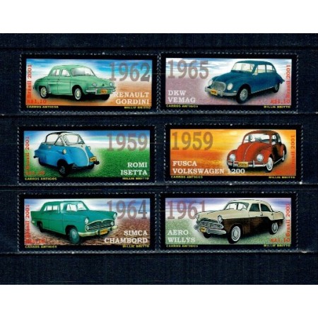 Brazilia 2001 - Mașini de epoca, serie neuzata