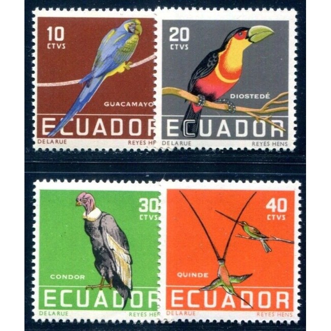 Ecuador 1958 - Păsări, serie neuzata