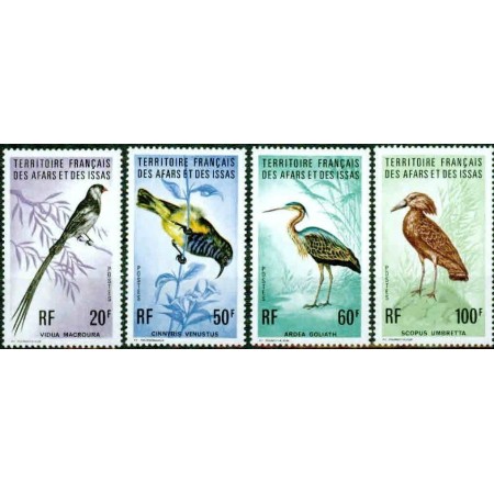 Afars Issas 1975 - Păsări, serie neuzata
