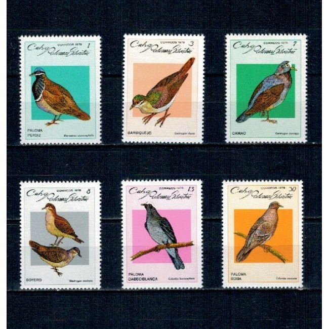 Cuba 1979 - Păsări, serie neuzata