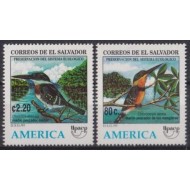 El Salvador 1995 - Păsări, serie neuzata