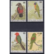 Papua New Guinea 1996 - Papagali, păsări, serie neuzata