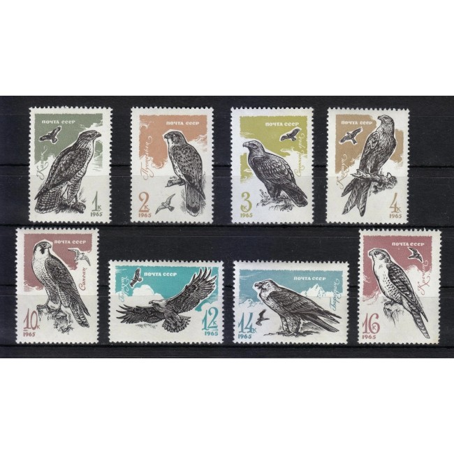 URSS 1965 - Păsări, serie neuzata