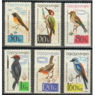 Cehoslovacia 1964 - Păsări, serie neuzata