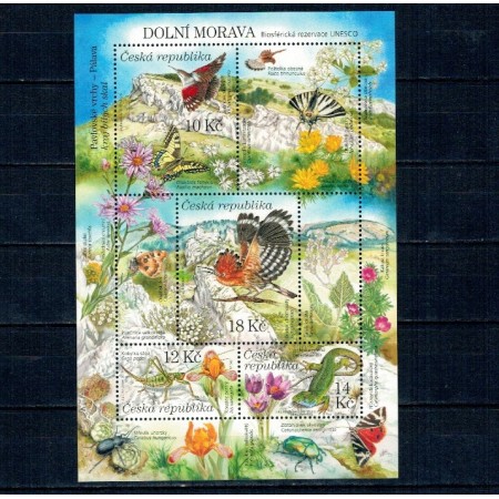 Cehia 2010 - Fauna-flora, animale, păsări, fluturi, bloc neuzat