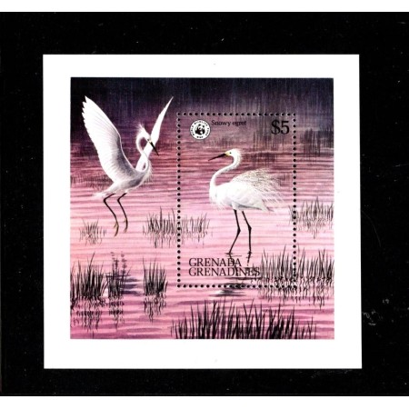 Grenada Grenadines 1978 - Păsări, fauna WWF, colita neuzata