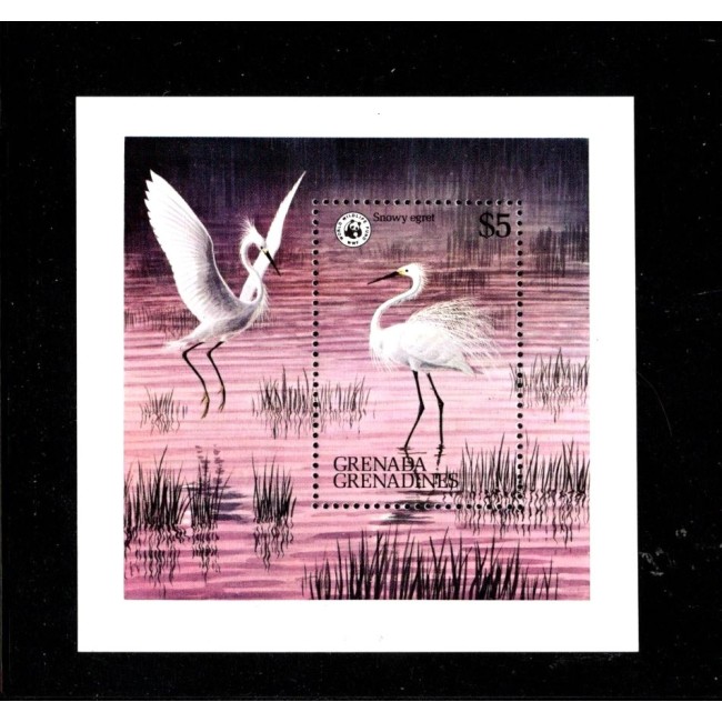 Grenada Grenadines 1978 - Păsări, fauna WWF, colita neuzata