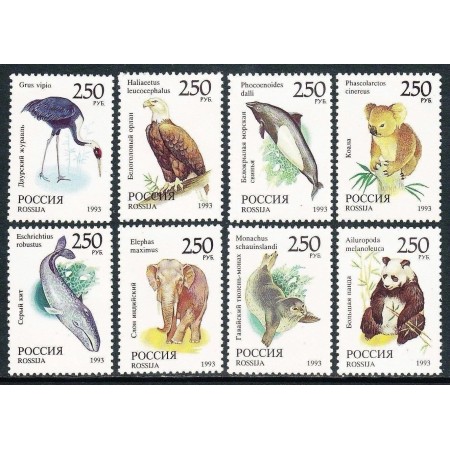 Rusia 1993 - Fauna, animale, serie neuzata