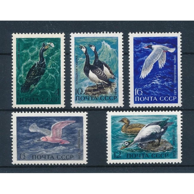 URSS 1972 - Păsări, fauna, serie neuzata